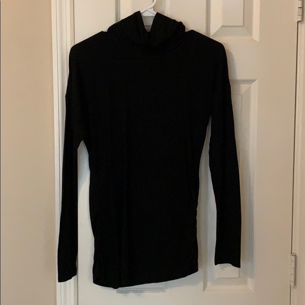 Black Maternity Turtleneck